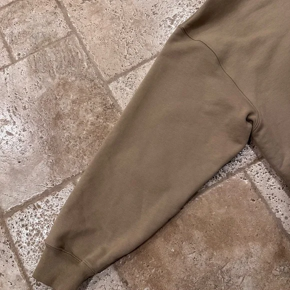 Balenciaga Khaki / Brown Mailbox Letter Logo Pullover Hoodie